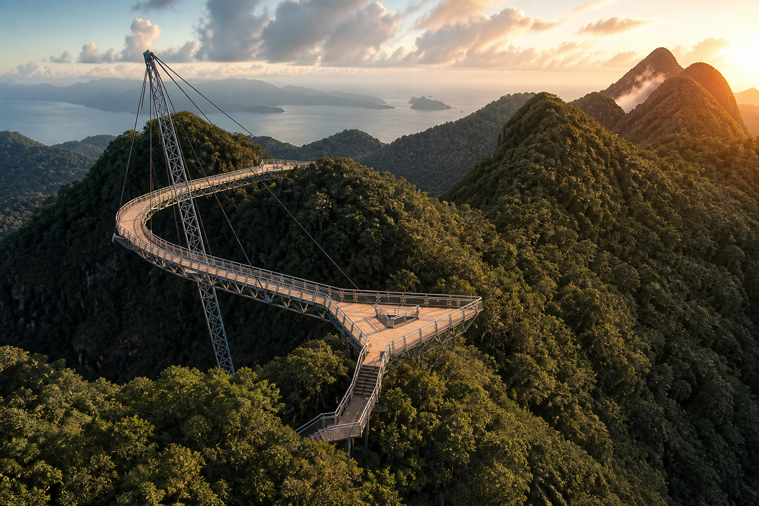 兰卡威空中吊桥